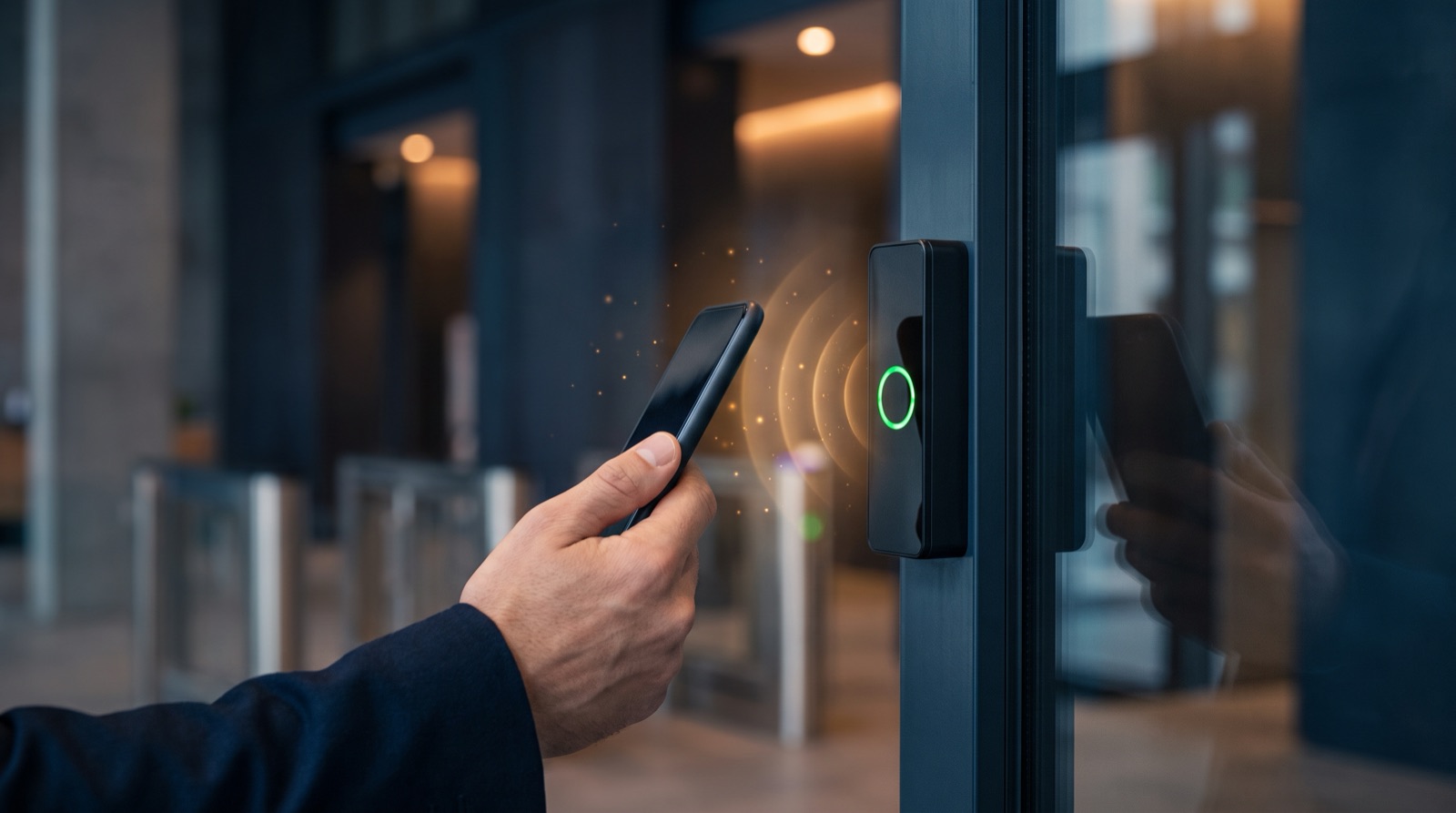 Access control with mobile credentials: no more carrying cards